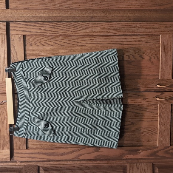 Wool zig zag striped skirt - Picture 1 of 2